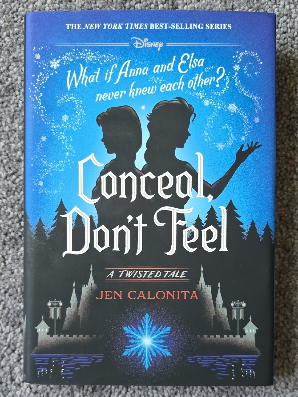 Disney Conceal, Don't Feel Hardcover - Blue & Black